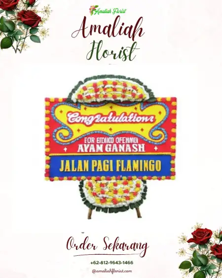 Sewa Papan Bunga Buaran Jati